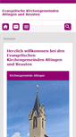 Mobile Screenshot of altingen-reusten-evangelisch.de